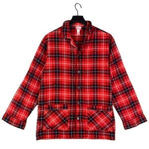 Buffalo Plaid Red Pajama Christmas Shirt Xmas Santa Pajamas Merry Adult Sz Small